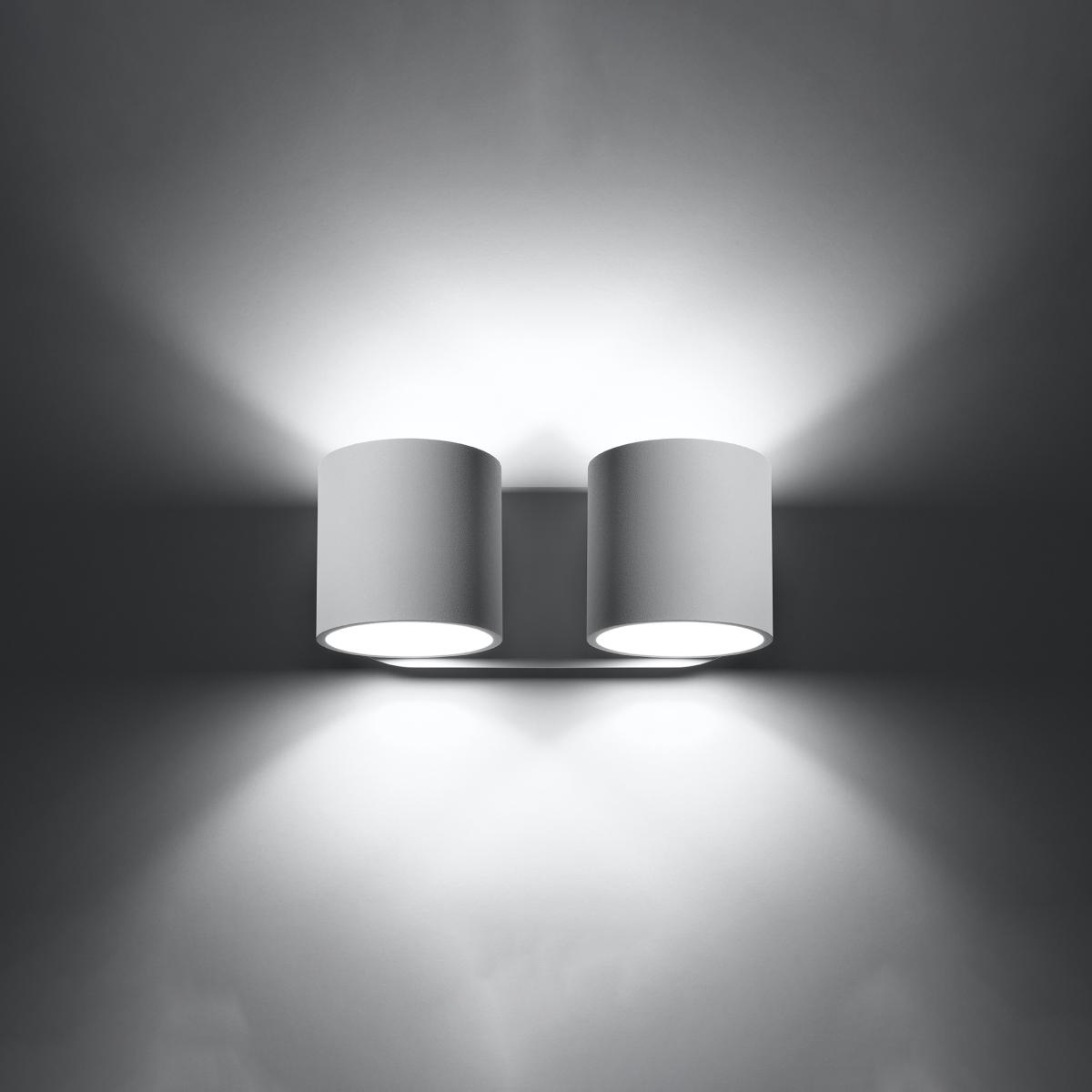 Sollux Aplique ORBIS 2 blanco 