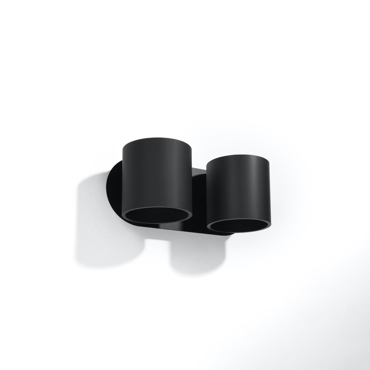 Sollux Aplique ORBIS 2 negro 