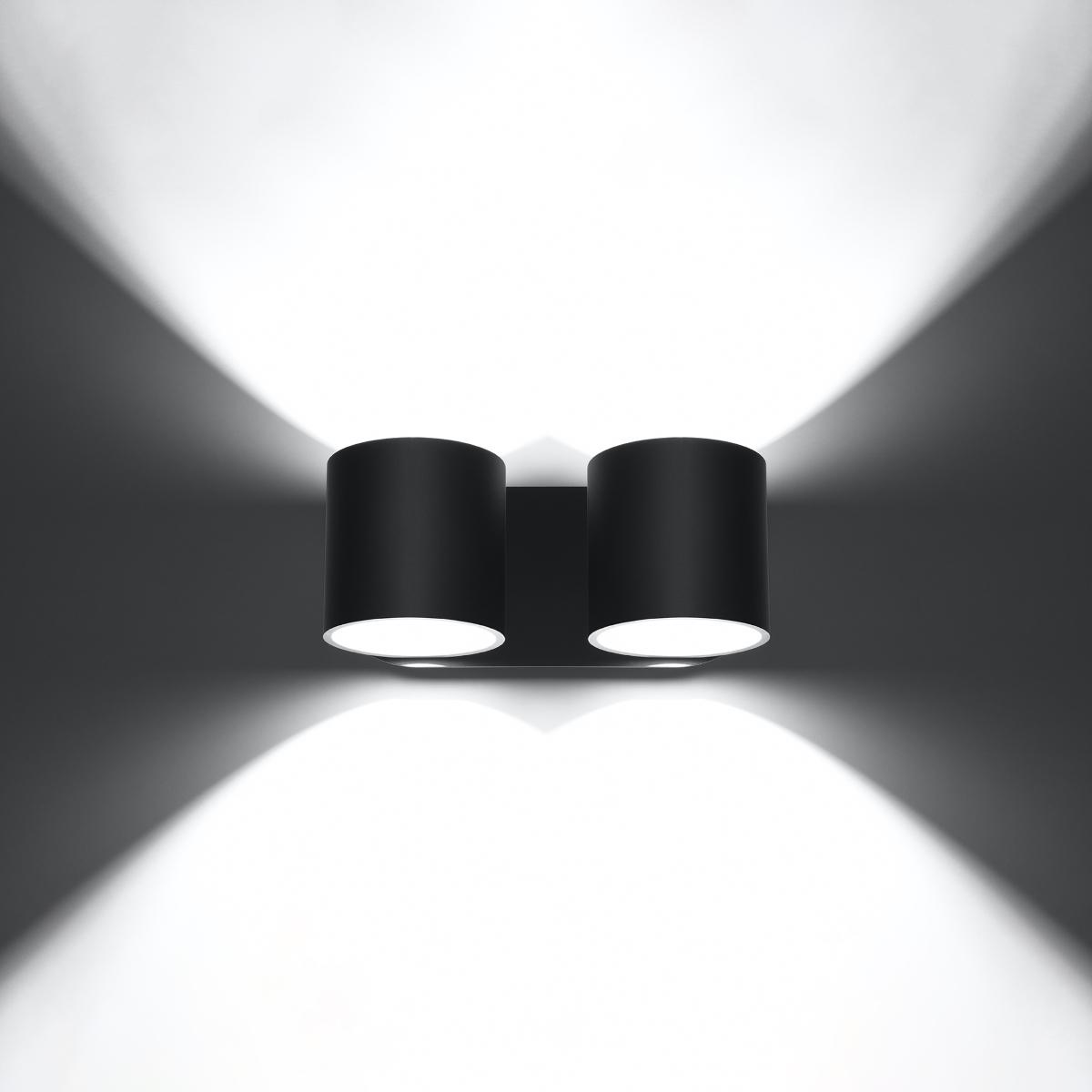 Sollux Aplique ORBIS 2 negro 