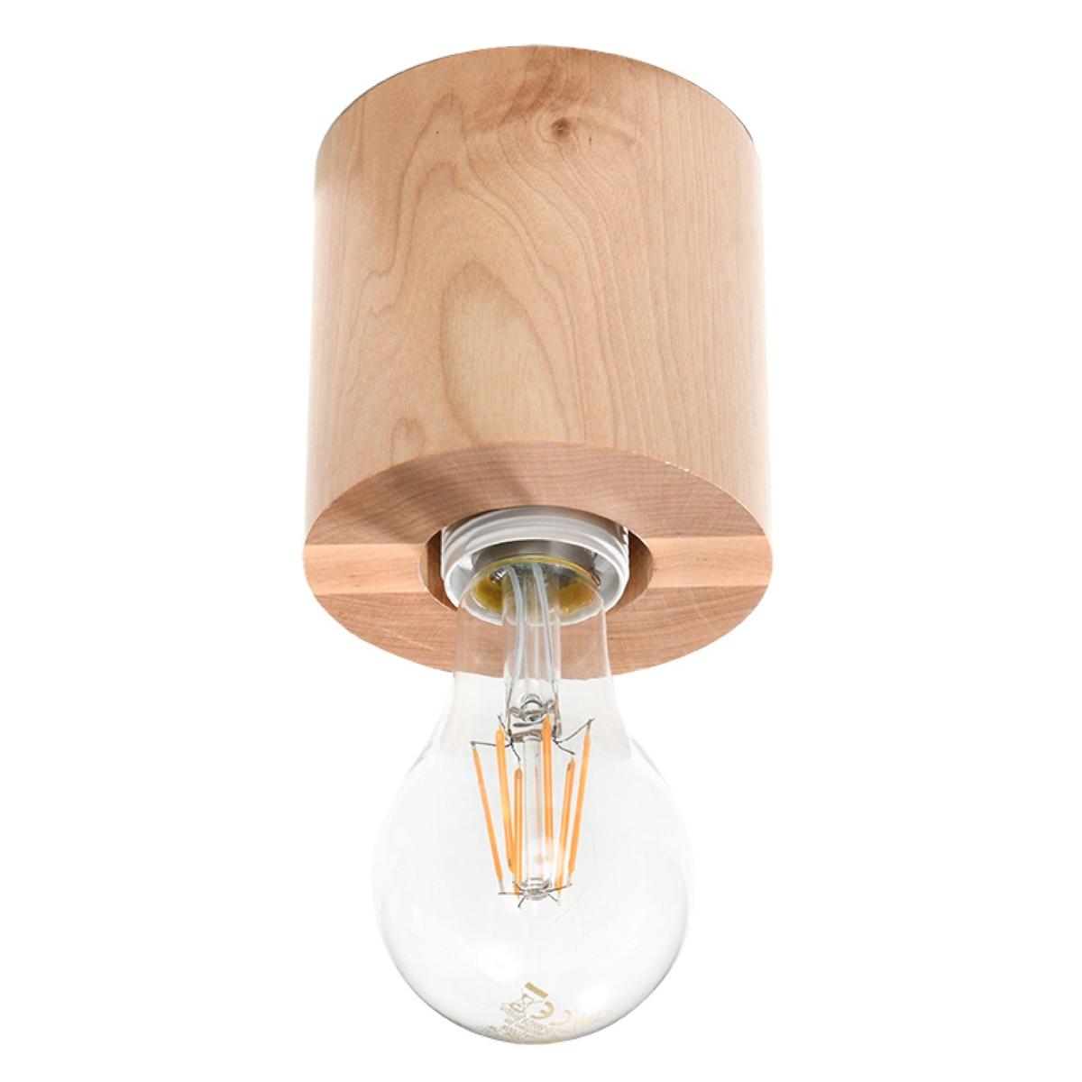 Sollux Lámpara de techo SALGADO madera natural 