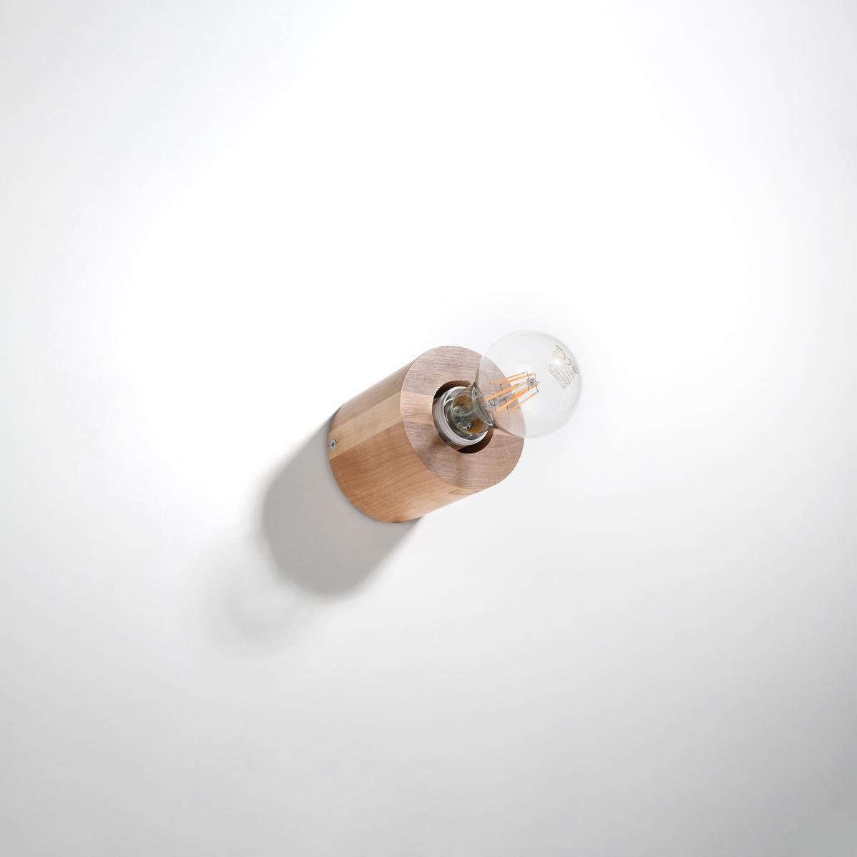 Sollux Aplique SALGADO madera natural 