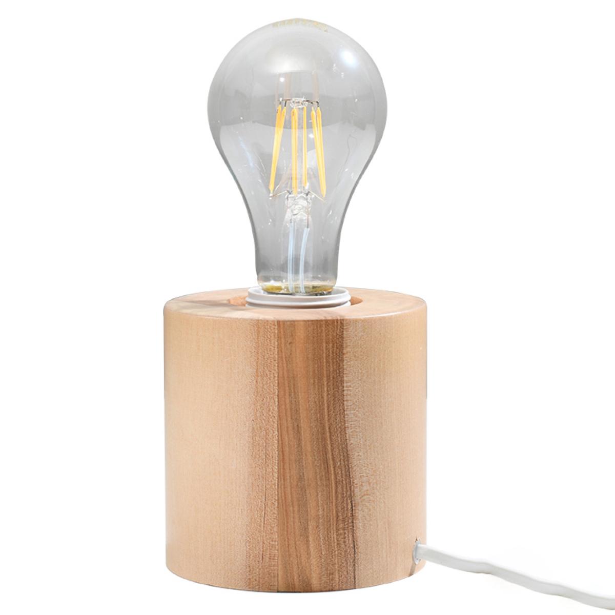 Sollux Lámpara de mesa SALGADO madera 