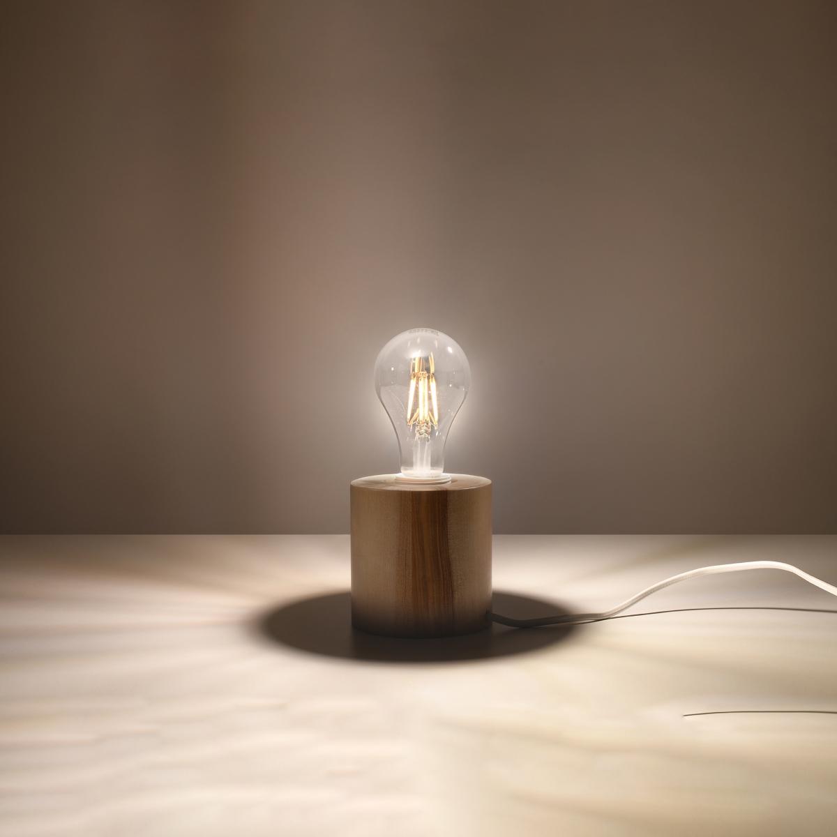 Sollux Lámpara de mesa SALGADO madera 