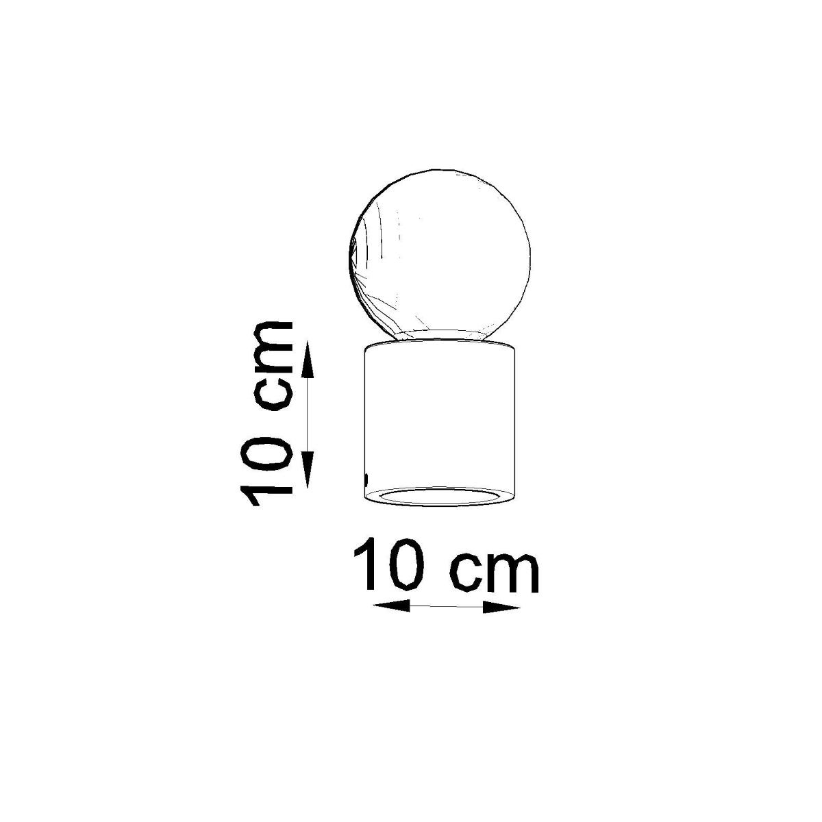 Sollux Lámpara de mesa SALGADO hormigón 