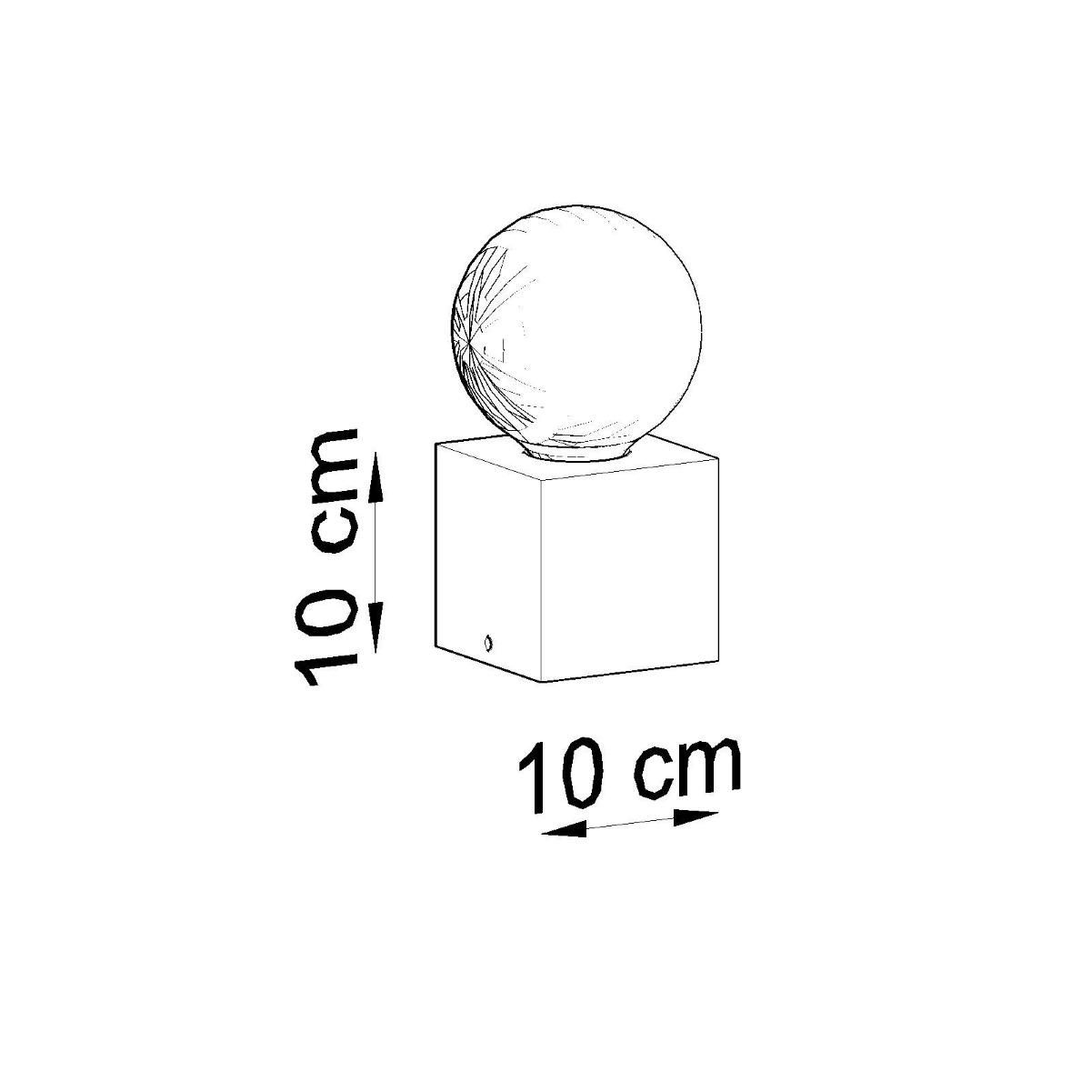 Sollux Lámpara de mesa ARIZ hormigón 