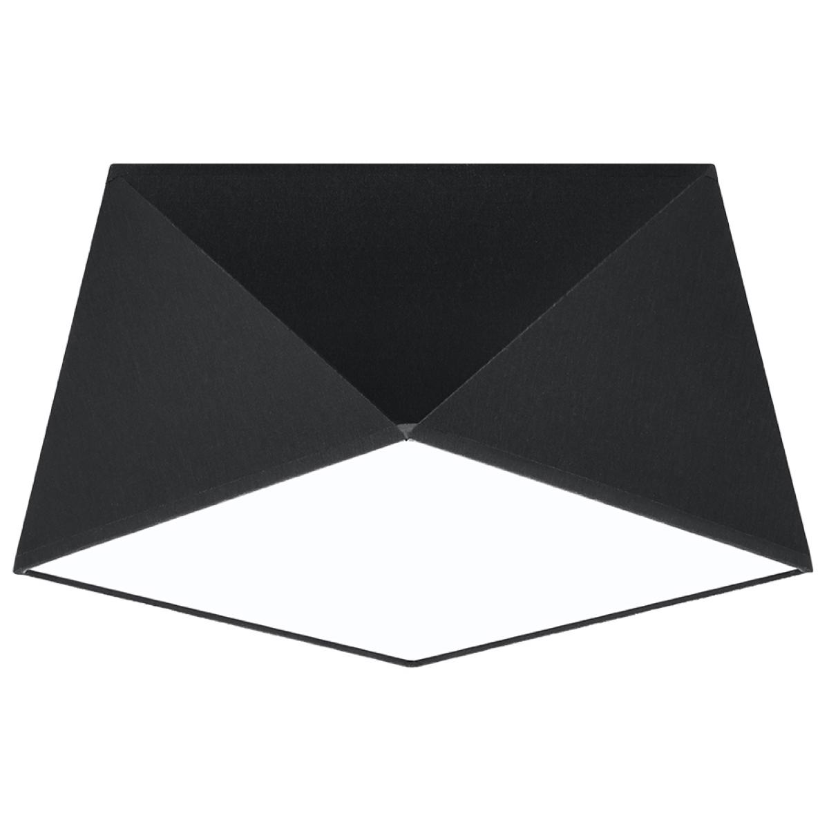 Sollux Lámpara de techo HEXA 25 negra 