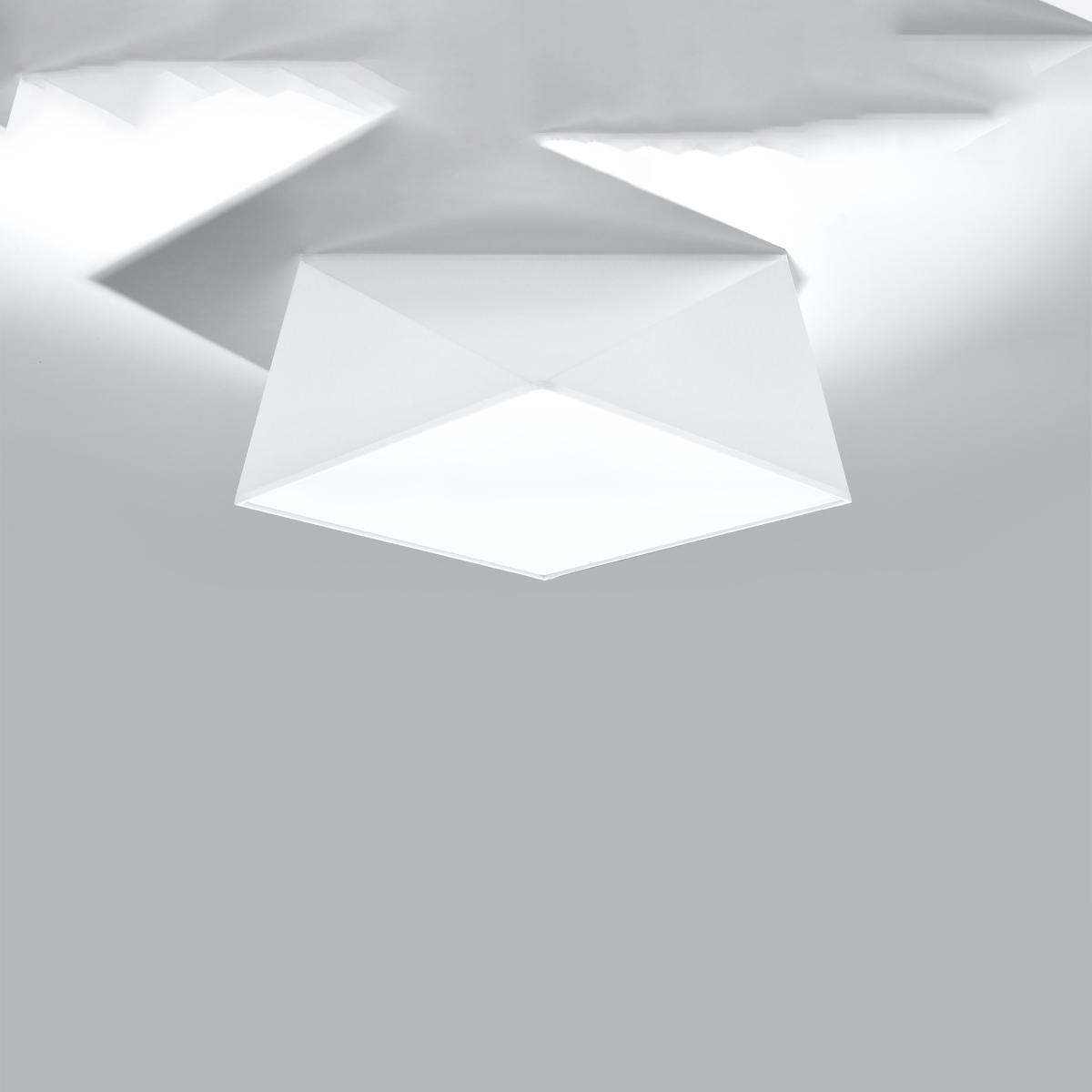 Sollux Lámpara de techo HEXA 35 blanca 
