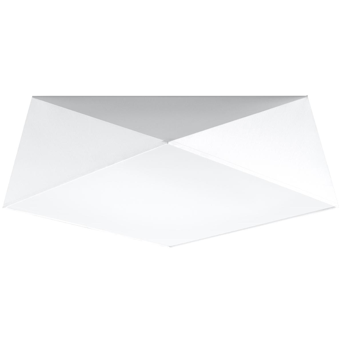 Sollux Lámpara de techo HEXA 45 blanca 