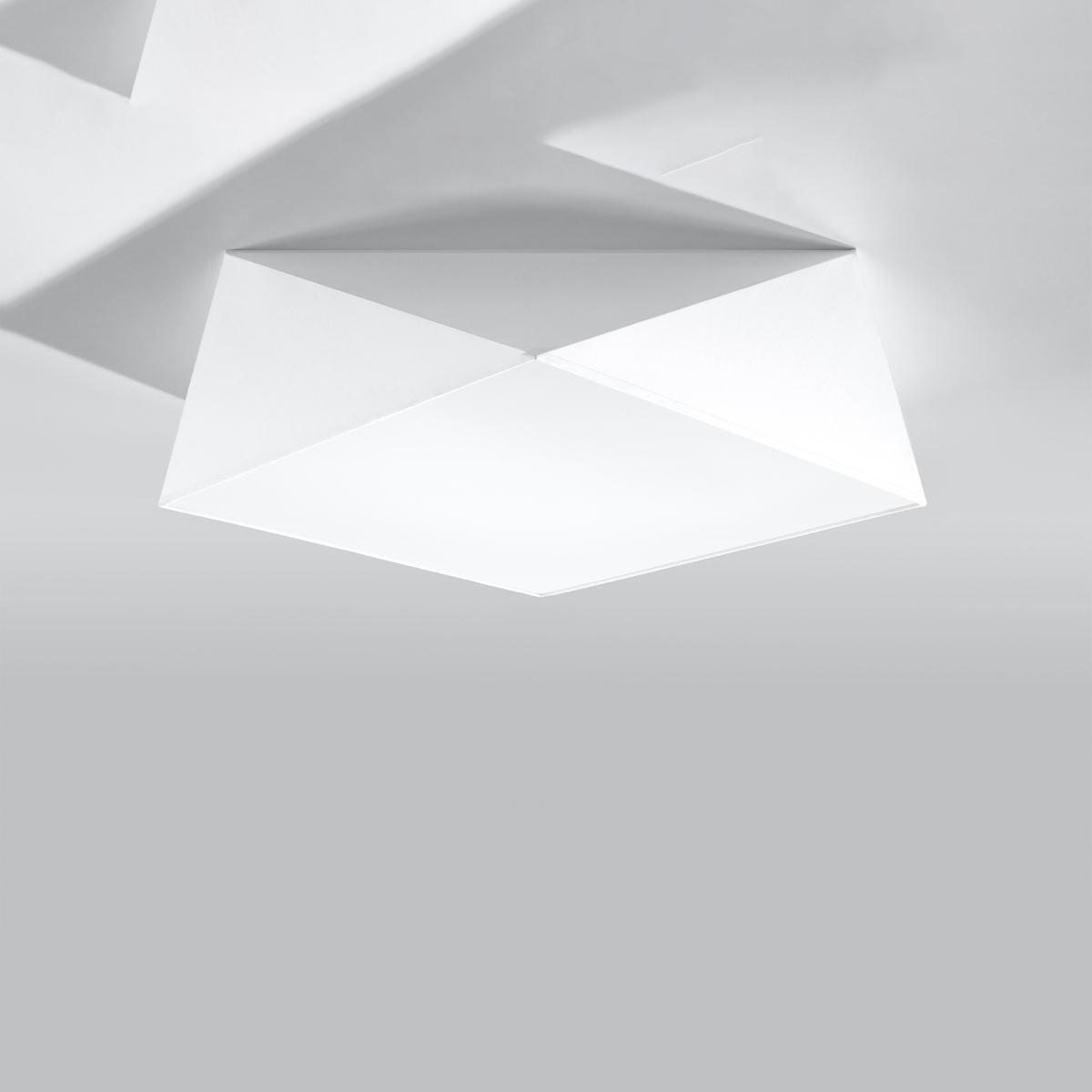 Sollux Lámpara de techo HEXA 45 blanca 