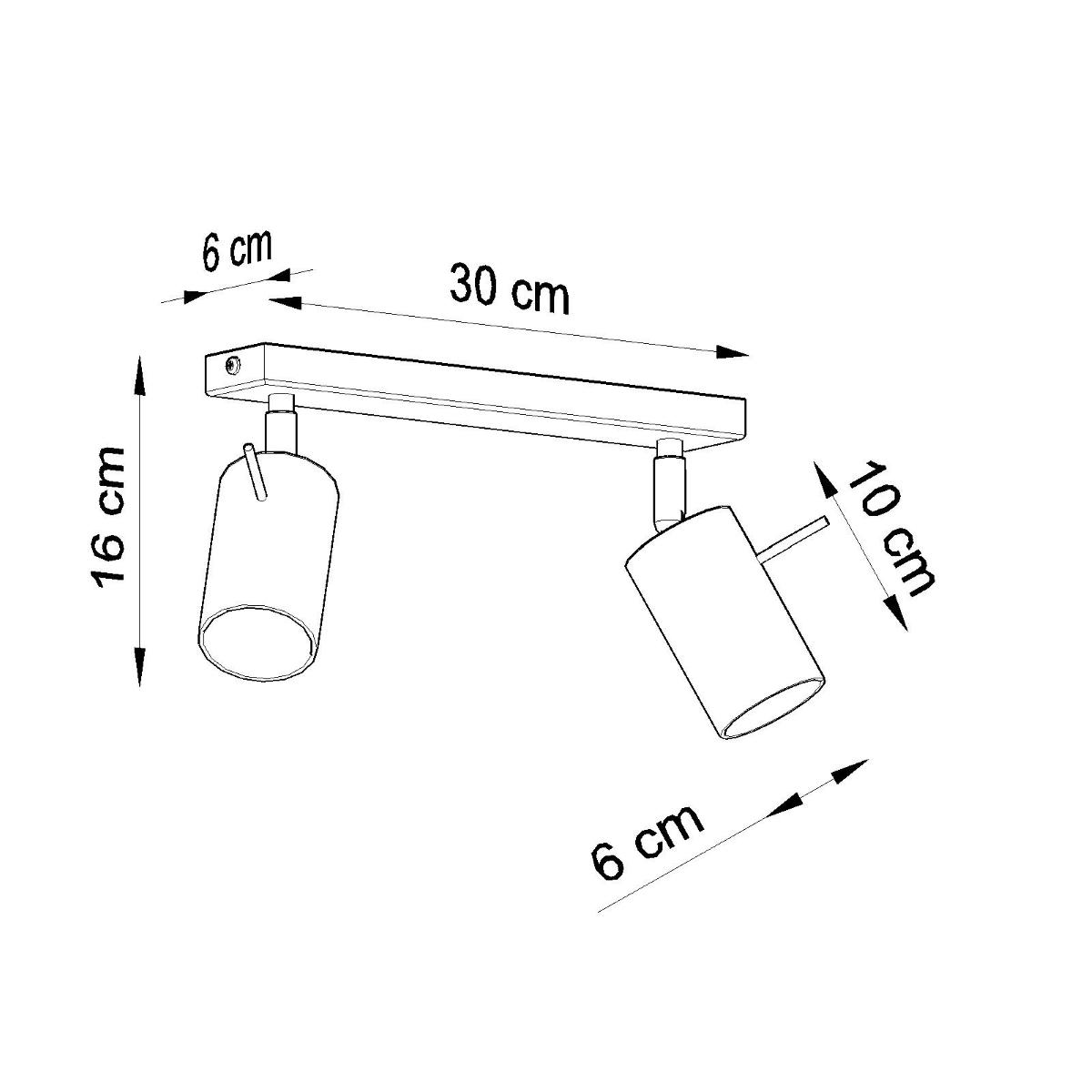 Sollux Lámpara de techo RING 2 cromo 