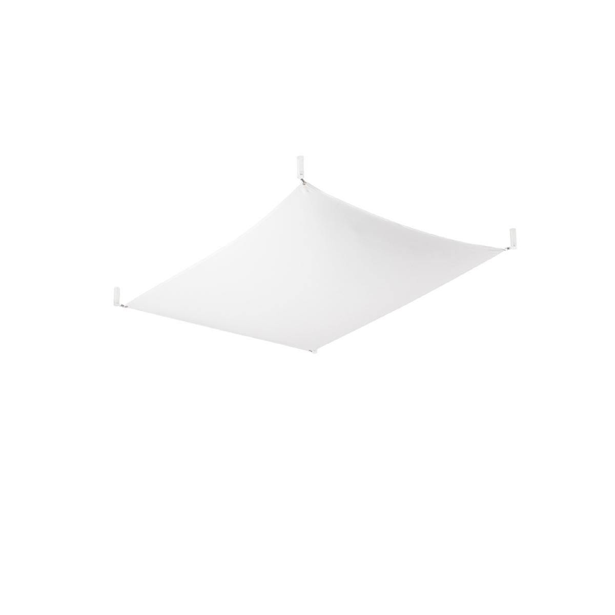 Sollux Lámpara de techo LUNA 1 blanca 3000K