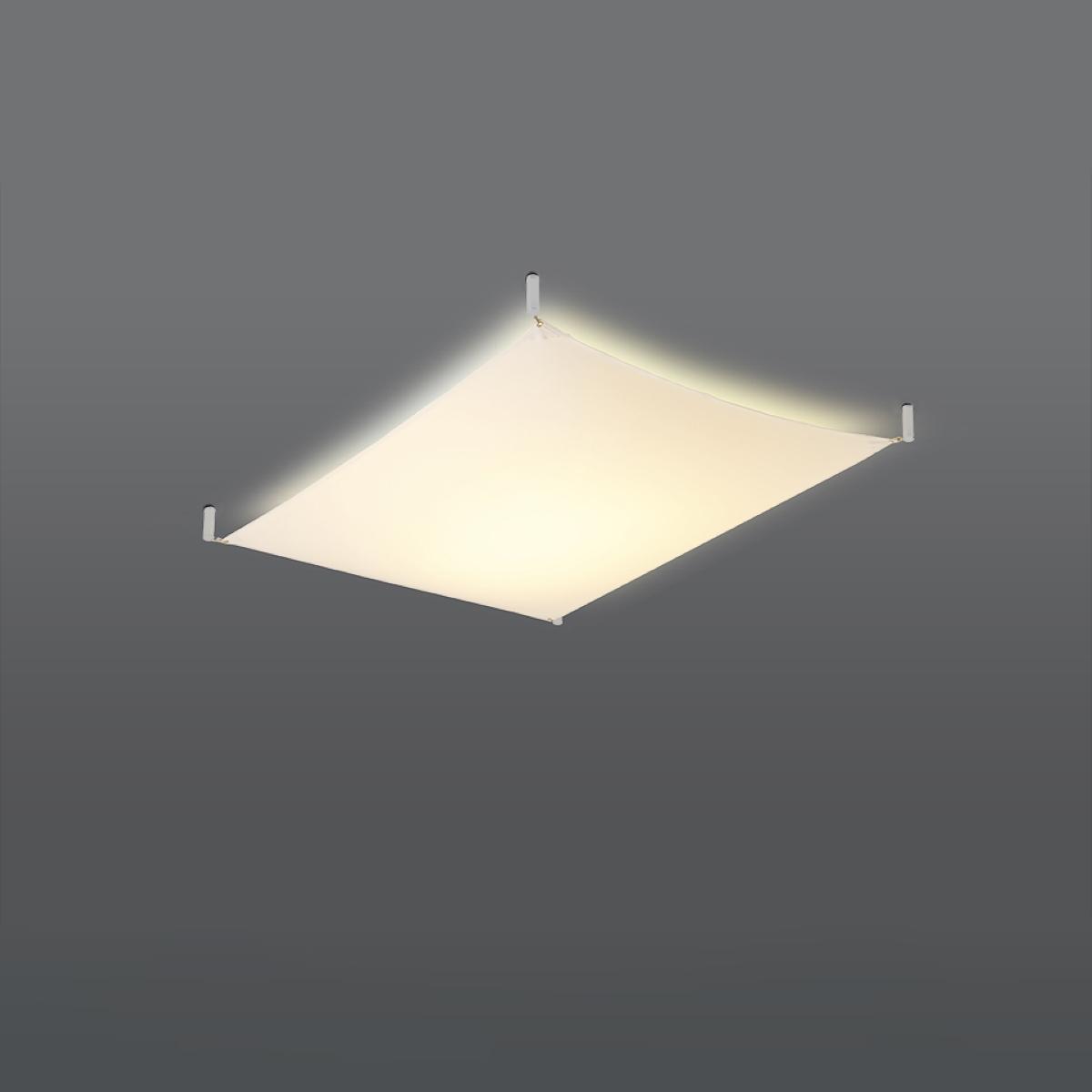 Sollux Lámpara de techo LUNA 1 blanca 3000K