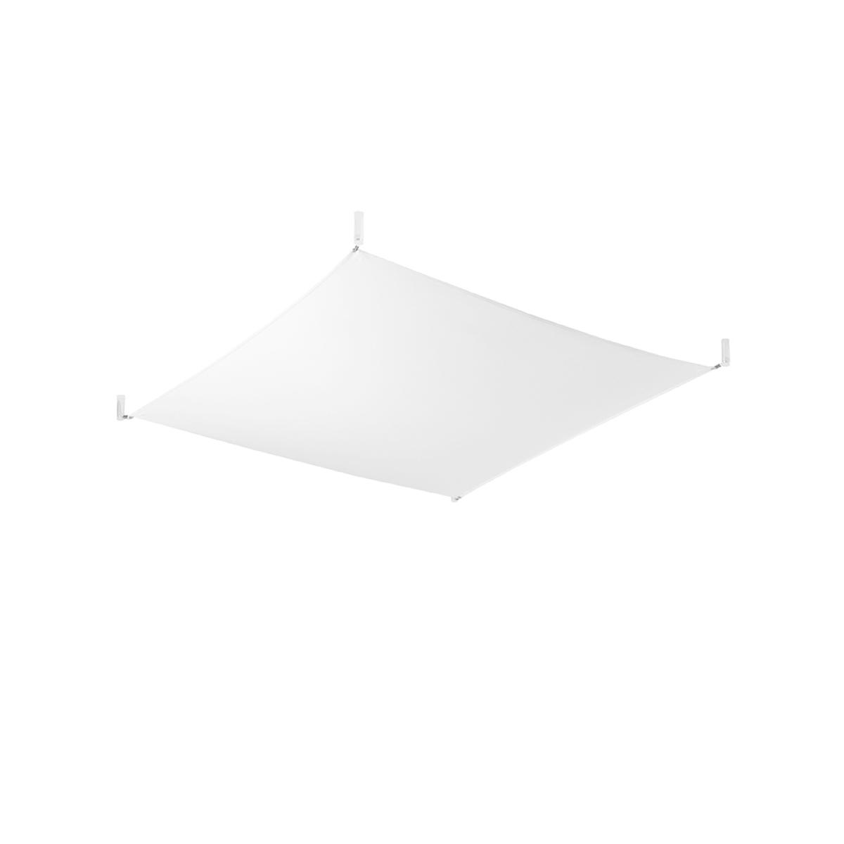 Sollux Lámpara de techo LUNA 2 blanca 3000K