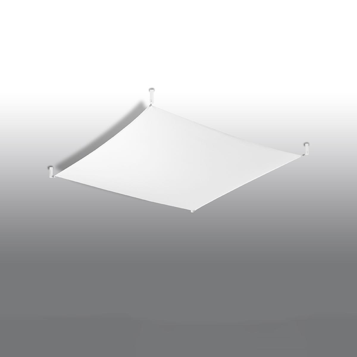 Sollux Lámpara de techo LUNA 2 blanca 3000K