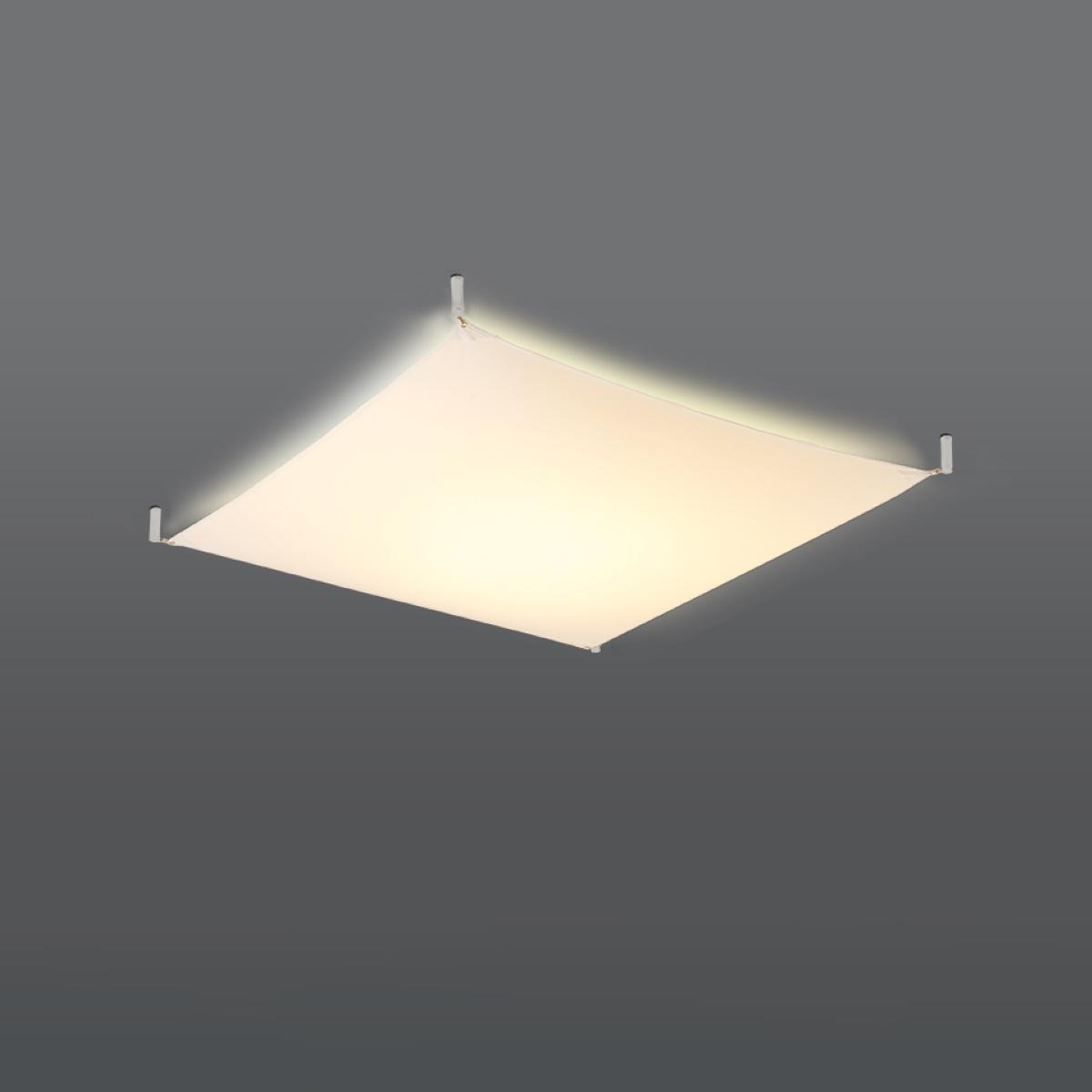 Sollux Lámpara de techo LUNA 2 blanca 3000K