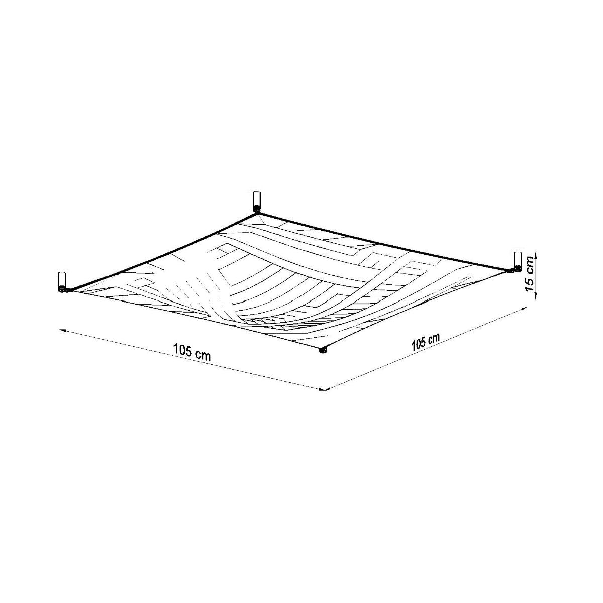 Sollux Lámpara de techo LUNA 2 blanca 3000K