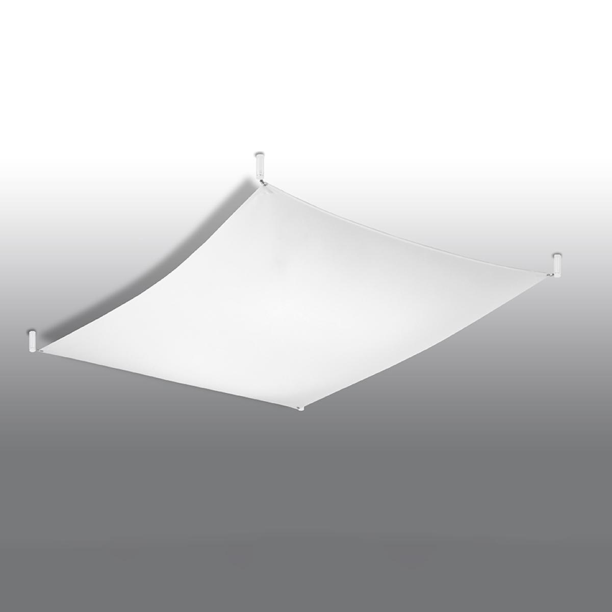 Sollux Lámpara de techo LUNA 3 blanca 3000K