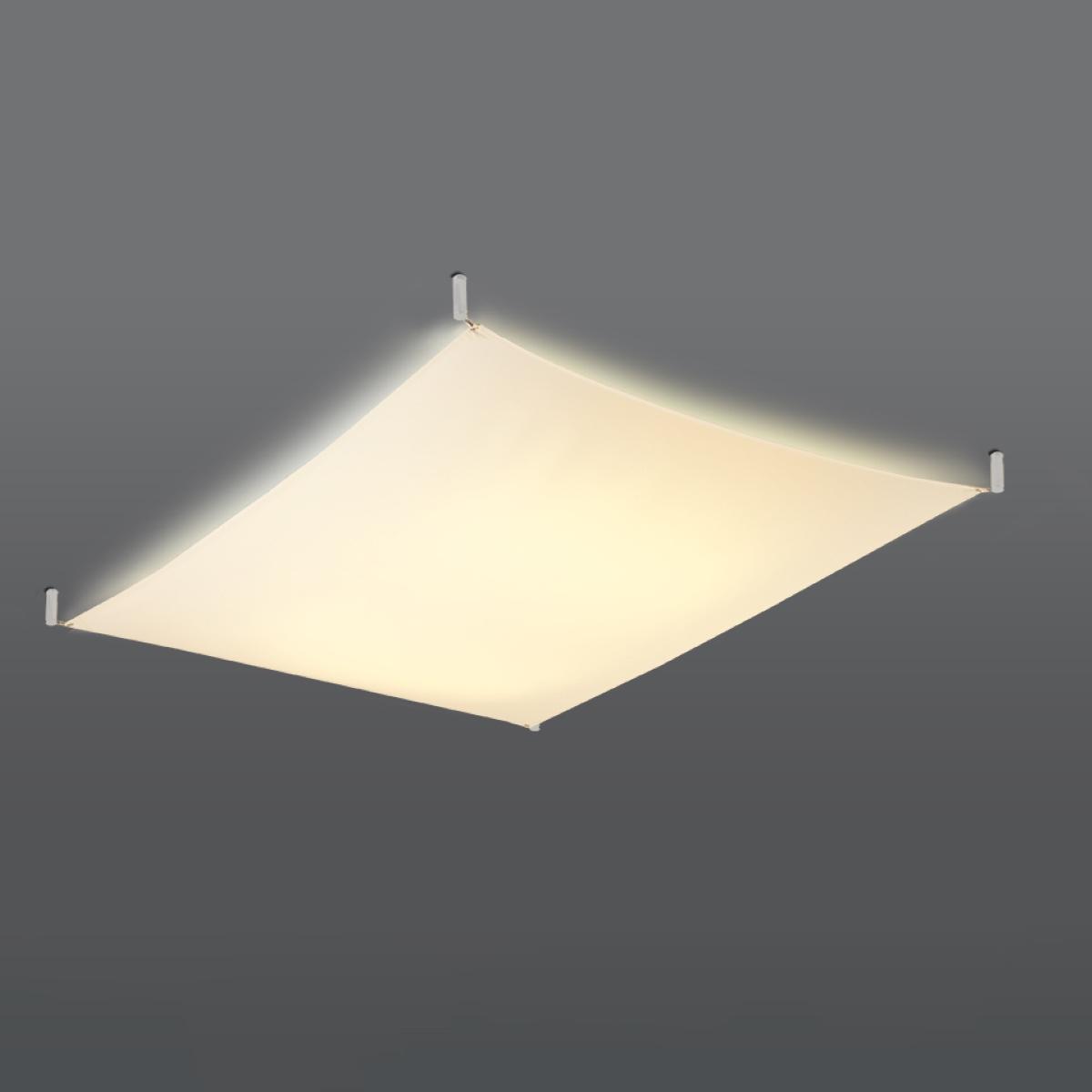 Sollux Lámpara de techo LUNA 3 blanca 3000K