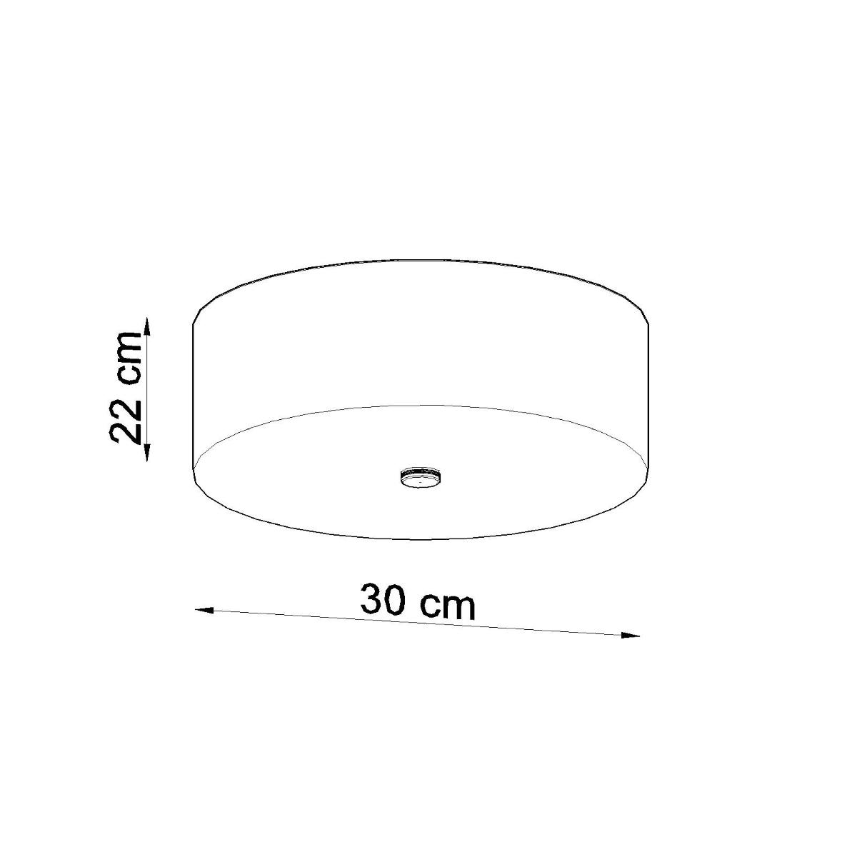 Sollux Lámpara de techo SKALA 30 blanca 