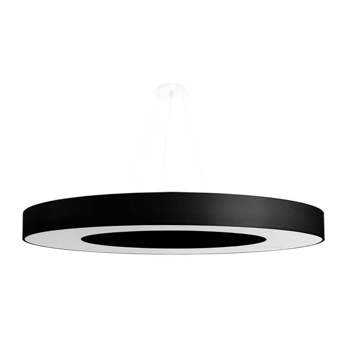 Sollux Lámpara SATURNO SLIM 90 negra 
