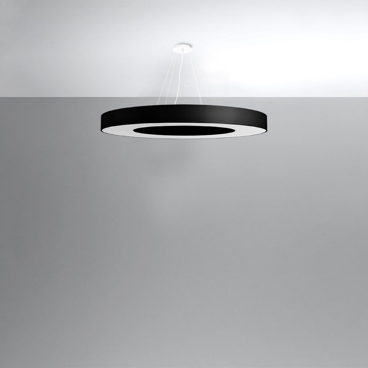 Sollux Lámpara SATURNO SLIM 90 negra 