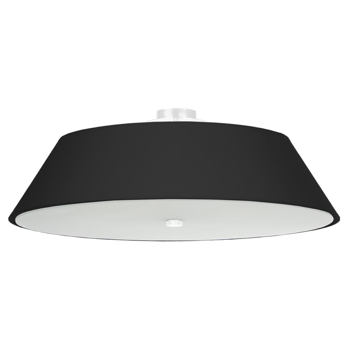 Sollux Lámpara de techo VEGA 70 negra 