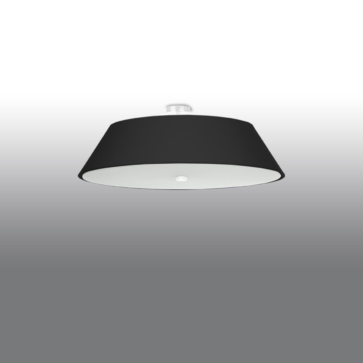 Sollux Lámpara de techo VEGA 70 negra 