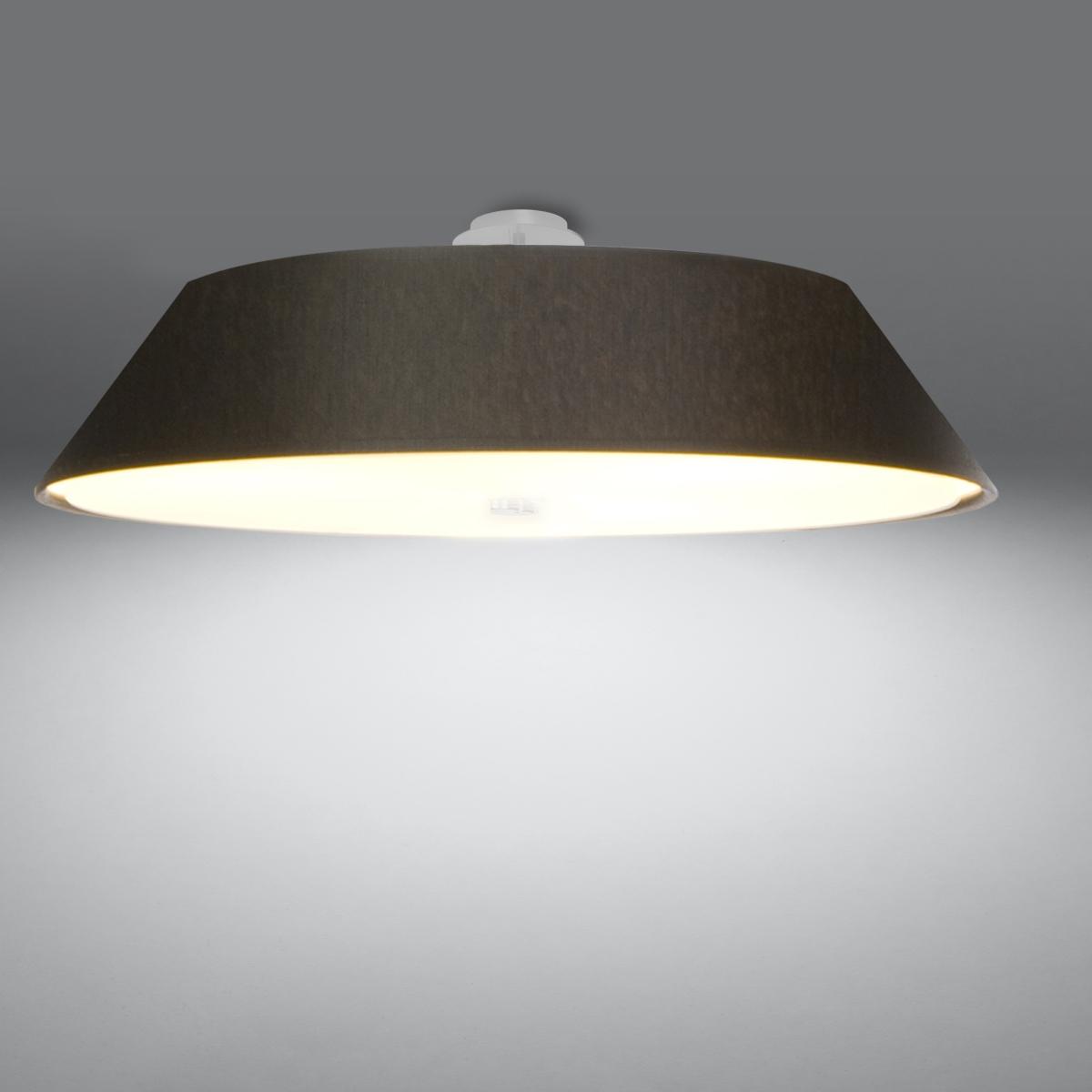 Sollux Lámpara de techo VEGA 70 negra 