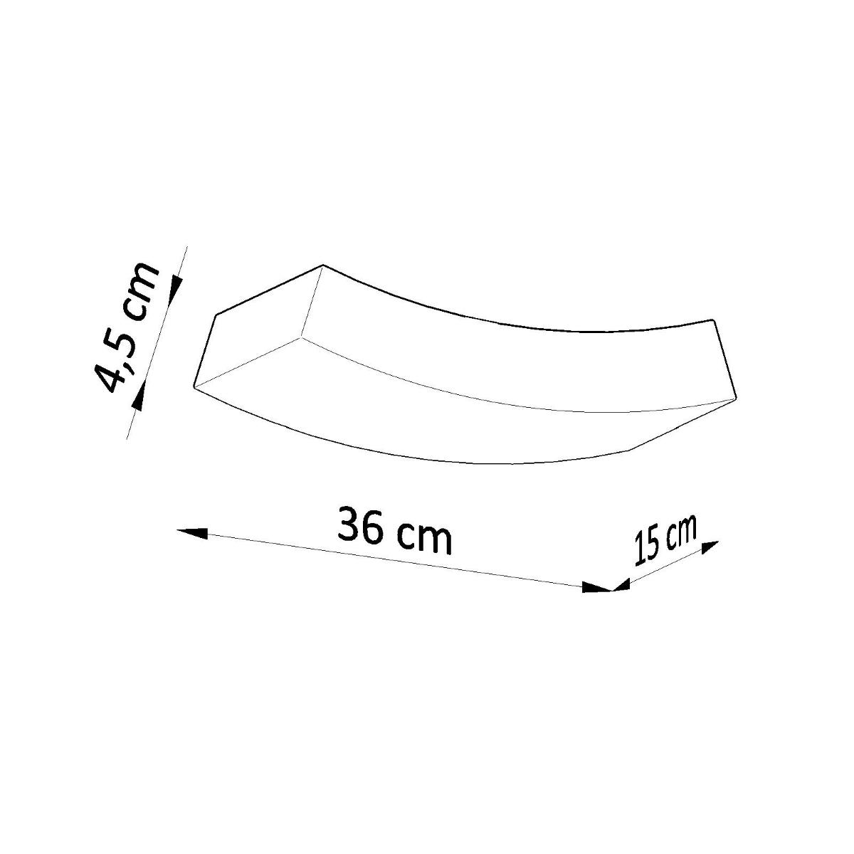 Sollux Aplique de cerámica HATTOR 