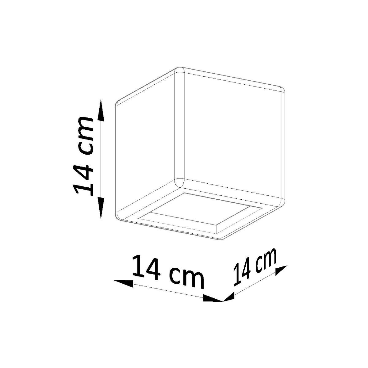 Sollux Aplique de cerámica NESTA 
