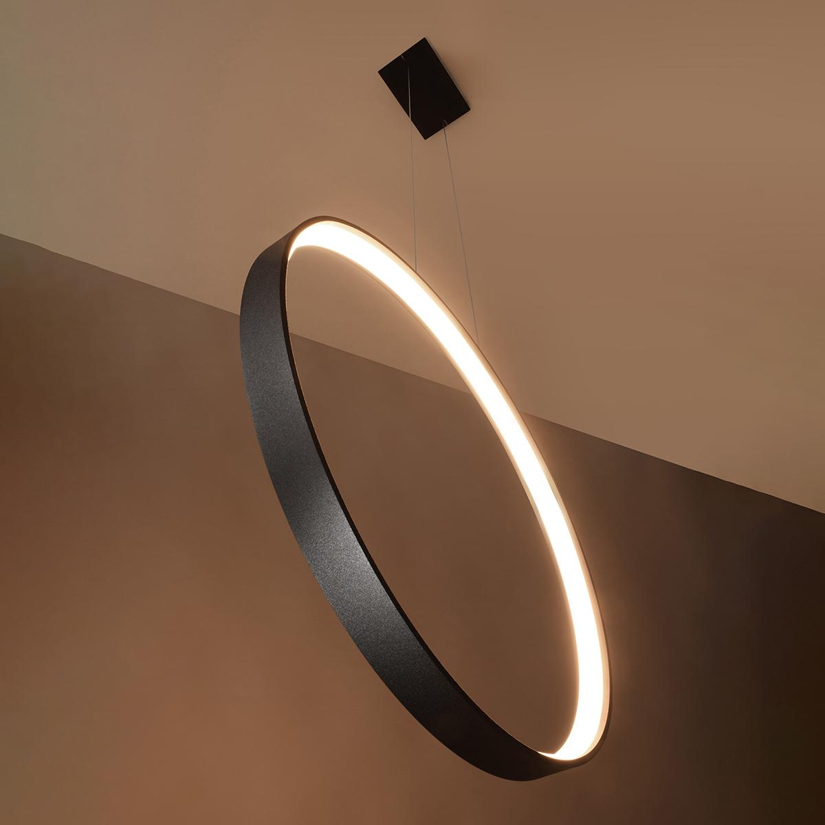 Sollux Lámpara colgante RIO 110 negro 3000K 3000K