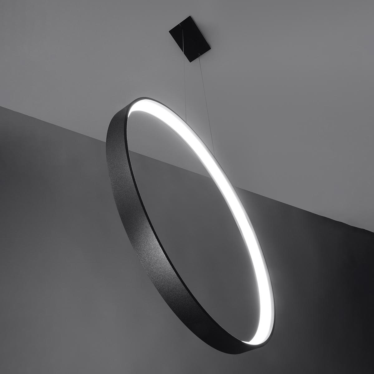 Sollux Lámpara colgante RIO 110 negro 4000K 4000K