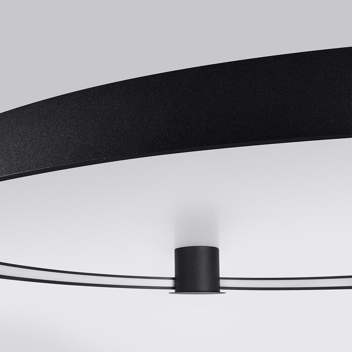 Sollux Plafón RIO 55 negro 3000K 3000K
