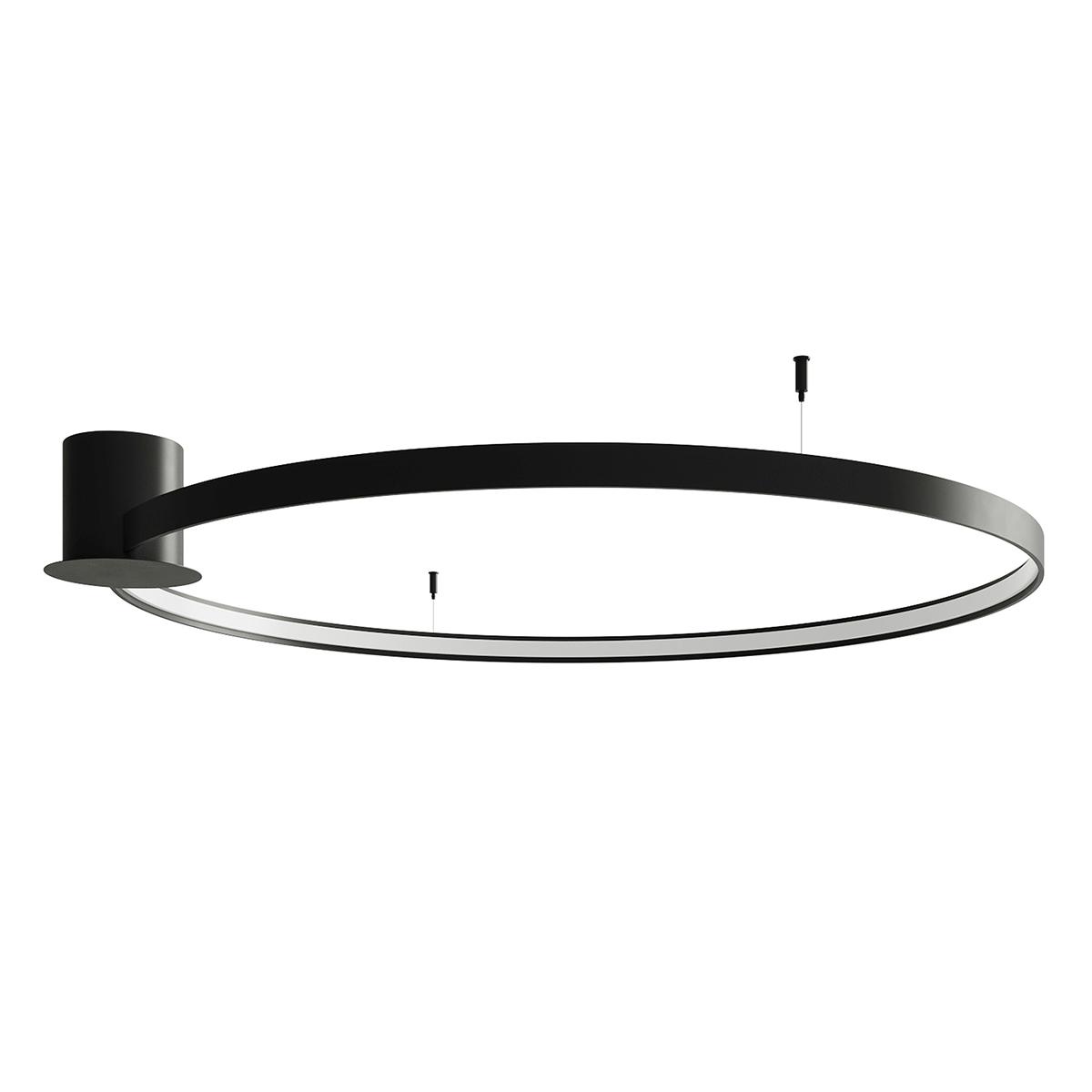 Sollux Plafón RIO 110 negro 3000K 3000K