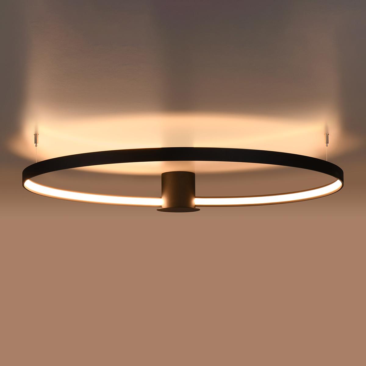 Sollux Plafón RIO 110 negro 3000K 3000K