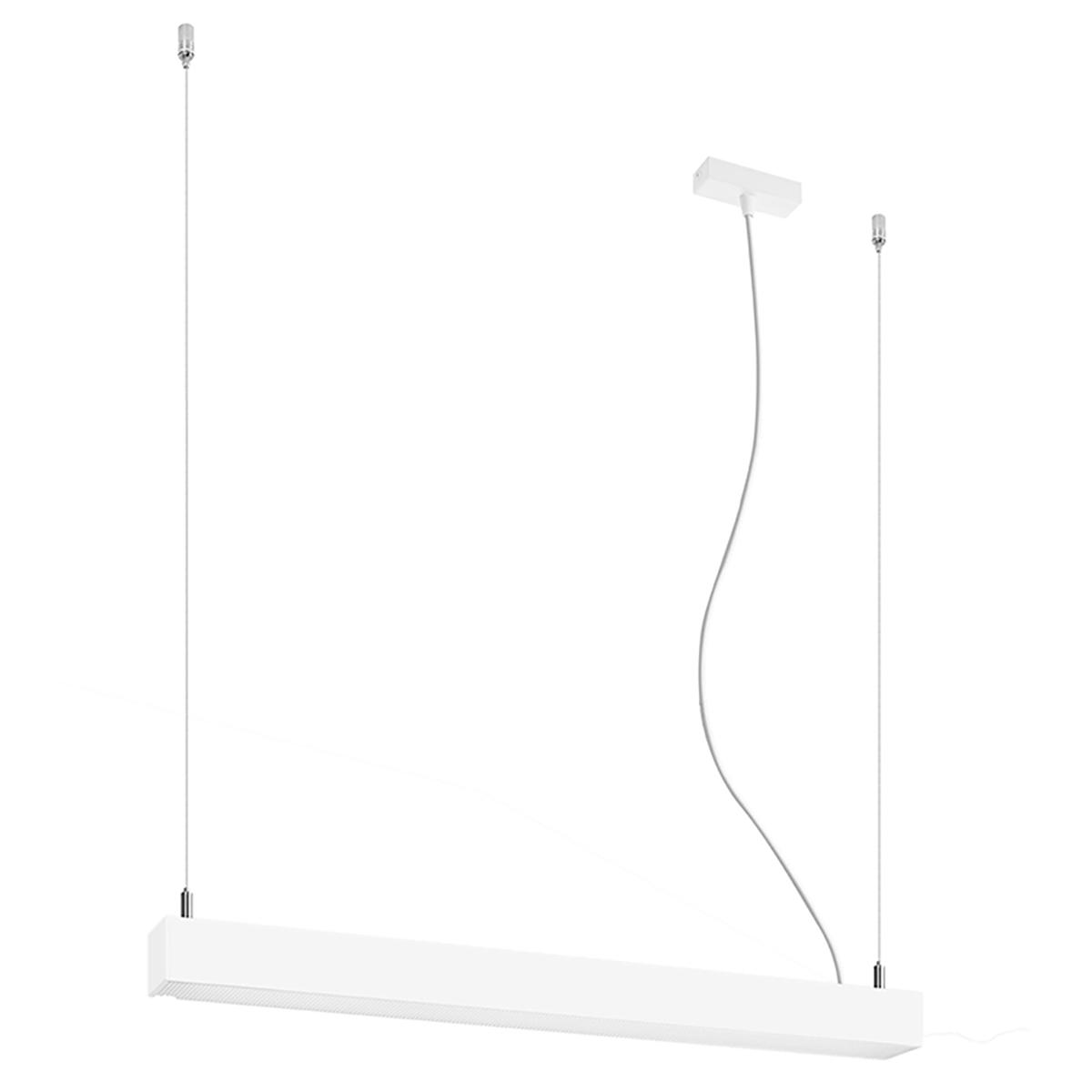 Sollux Lámpara colgante PINNE 67 blanca 3000K