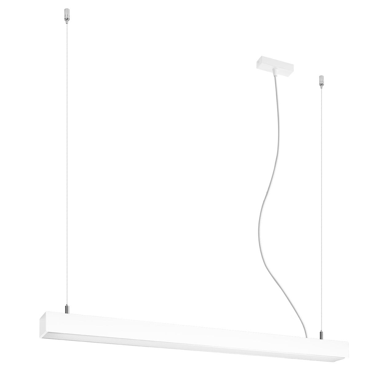 Sollux Lámpara colgante PINNE 90 blanca 3000K