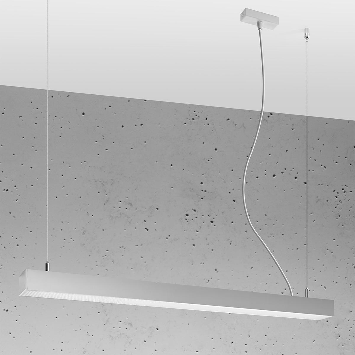 Sollux Lámpara colgante PINNE 90 gris 3000K