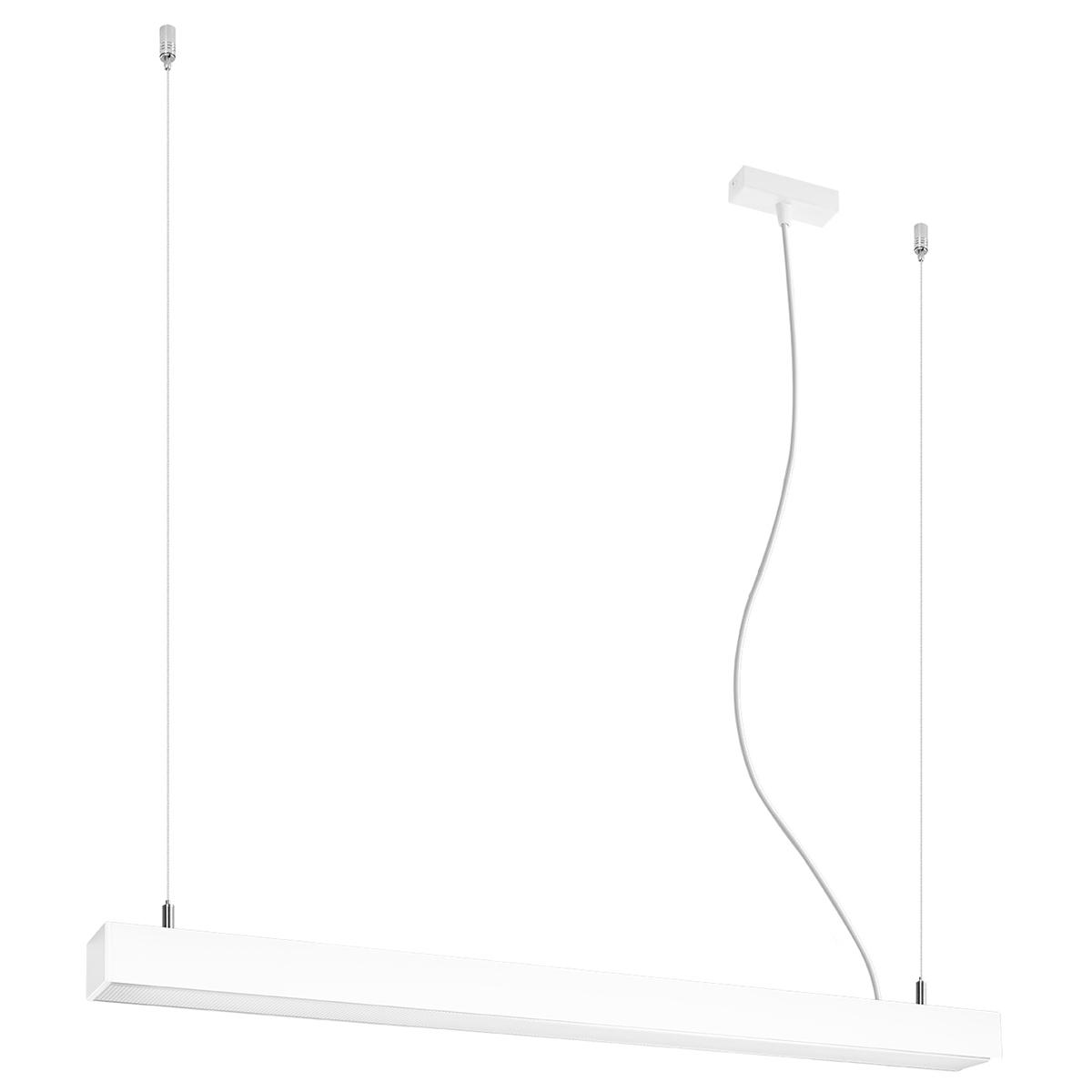 Sollux Lámpara colgante PINNE 90 blanca 4000K