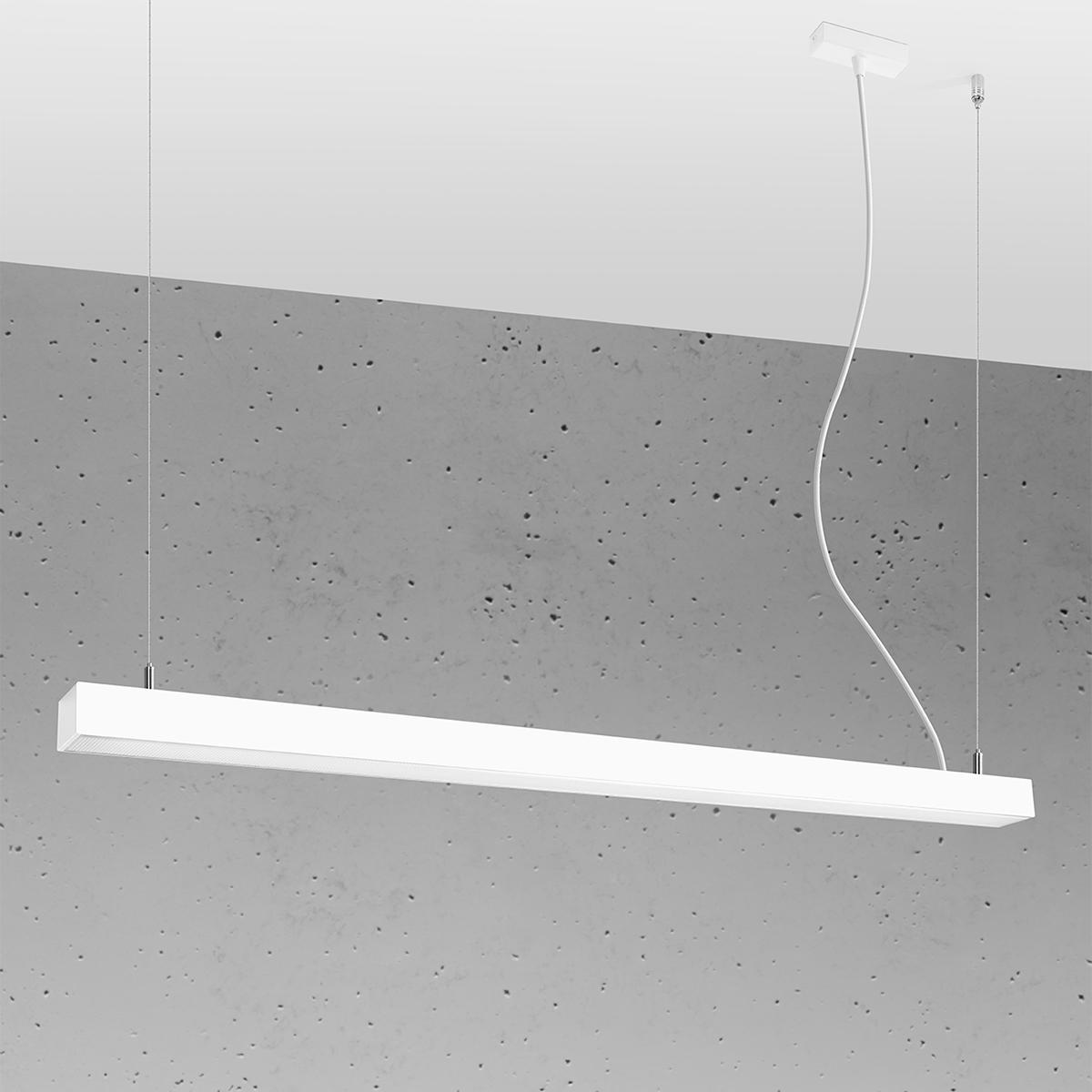 Sollux Lámpara colgante PINNE 118 blanco 4000K