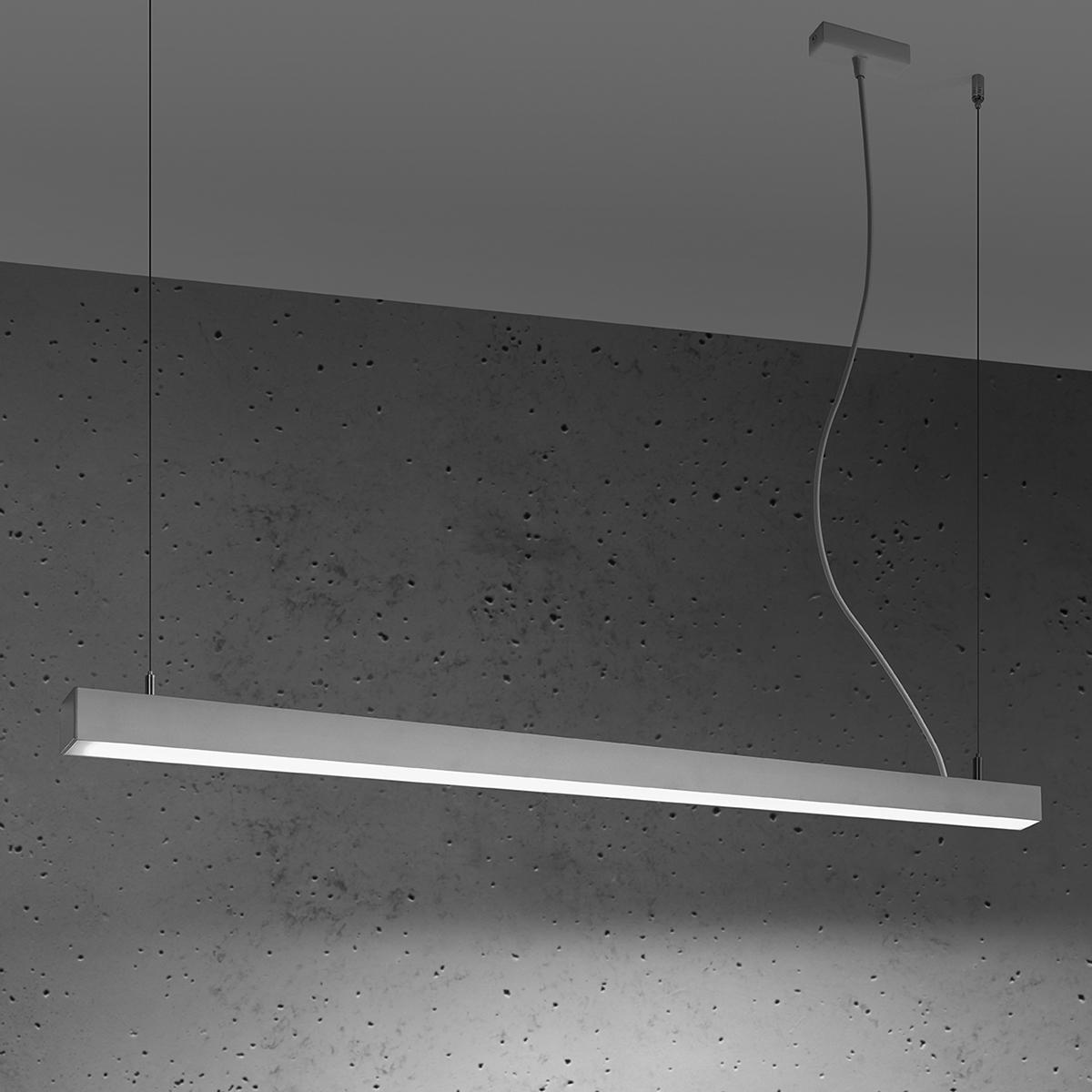 Sollux Lámpara colgante PINNE 118 blanco 4000K