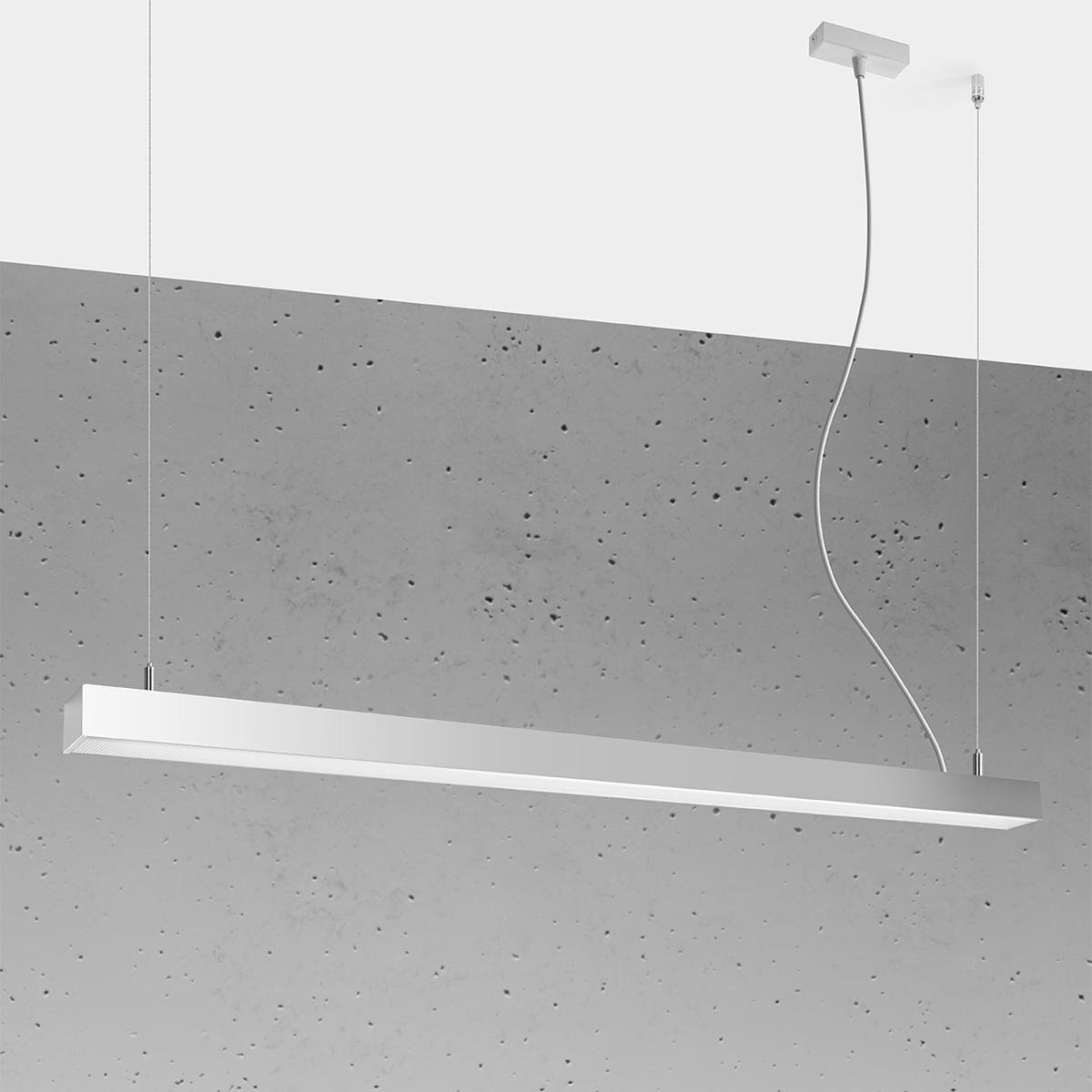 Sollux Lámpara colgante PINNE 118 gris 4000K