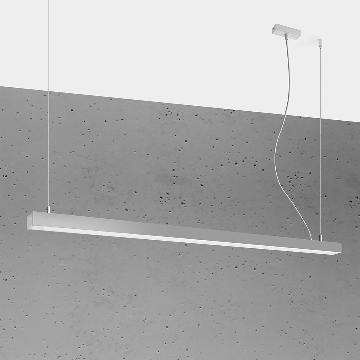 Sollux Lámpara colgante PINNE 150 gris 3000K