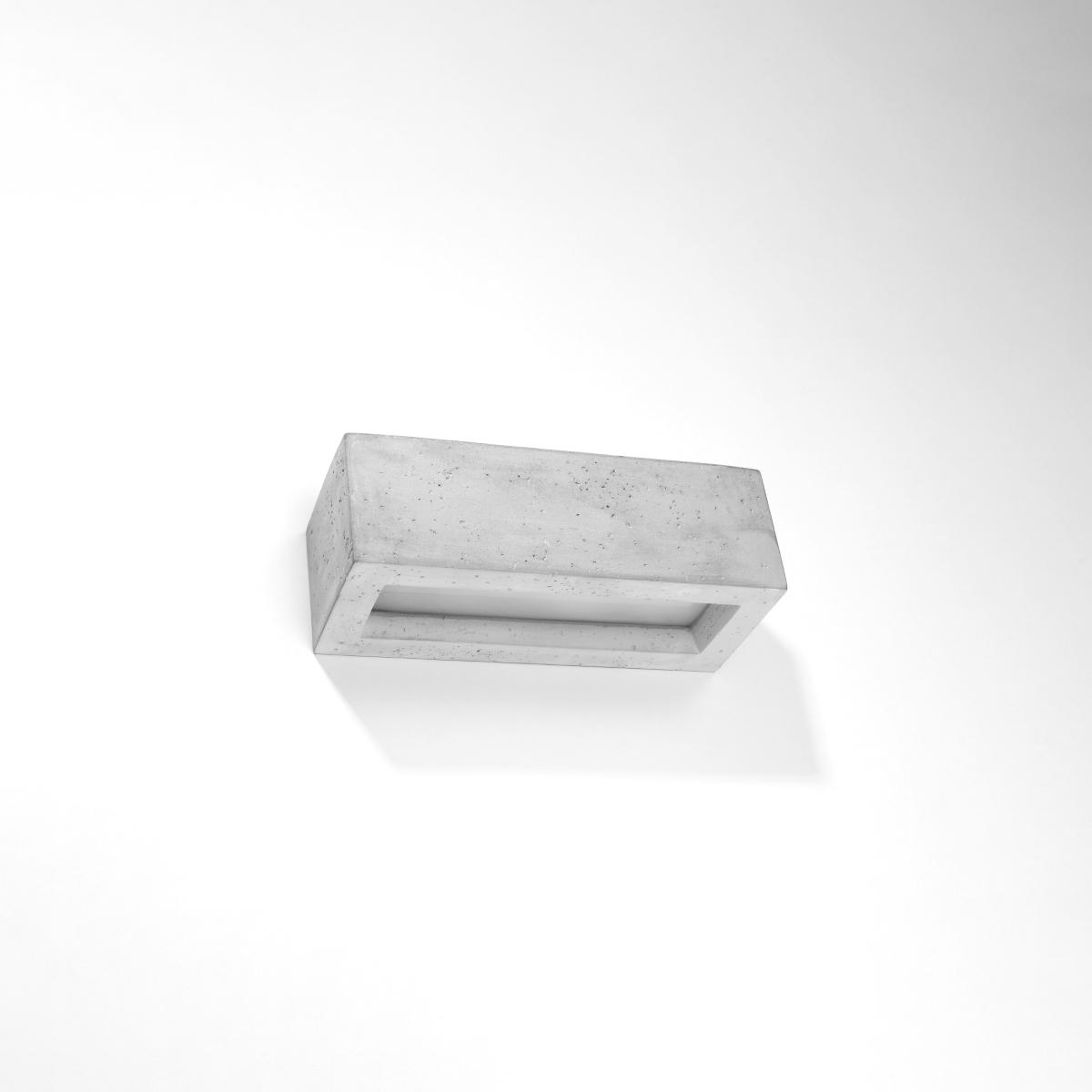 Sollux Lámpara de pared VEGA 30 hormigón 