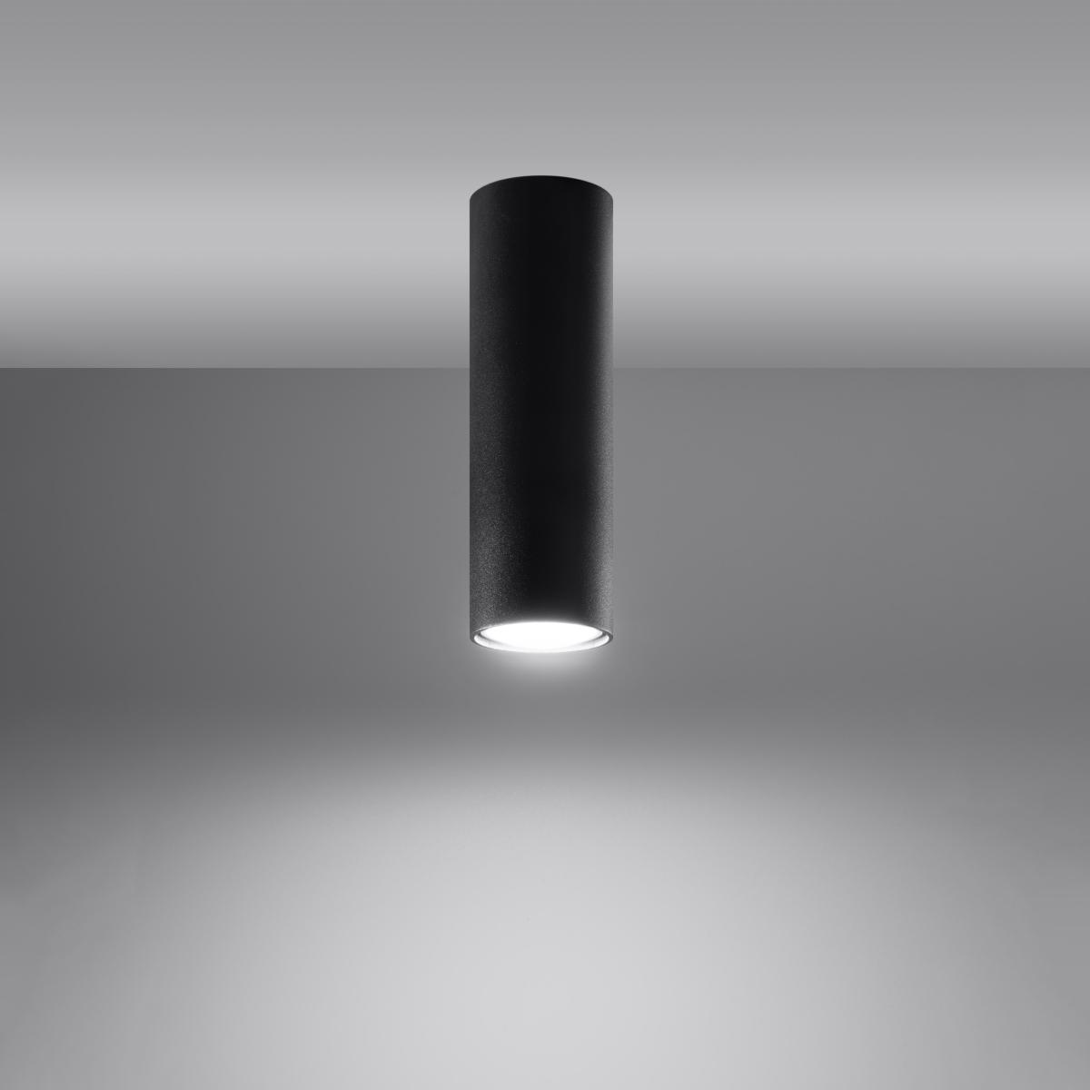 Sollux Plafón LAGOS 20 negro 