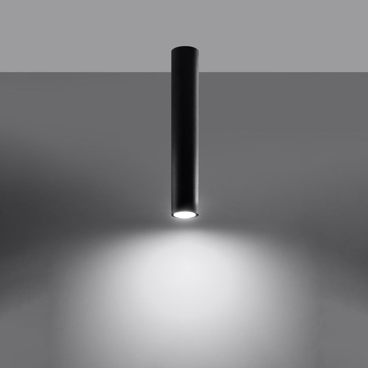 Sollux Plafón LAGOS 40 negro 
