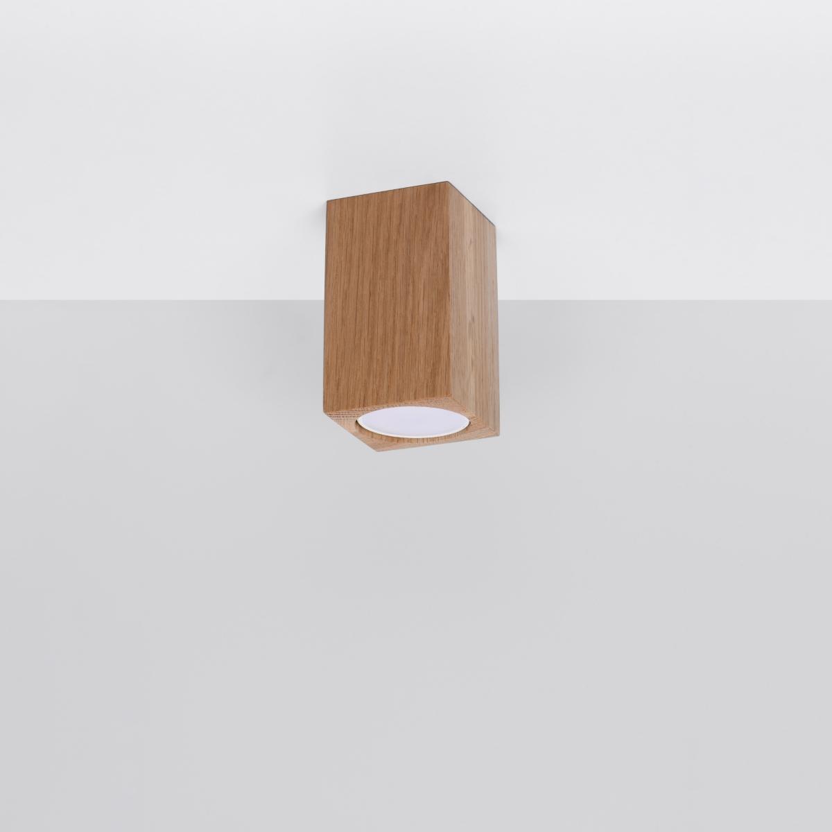 Sollux Lámpara de techo KEKE 10 roble 
