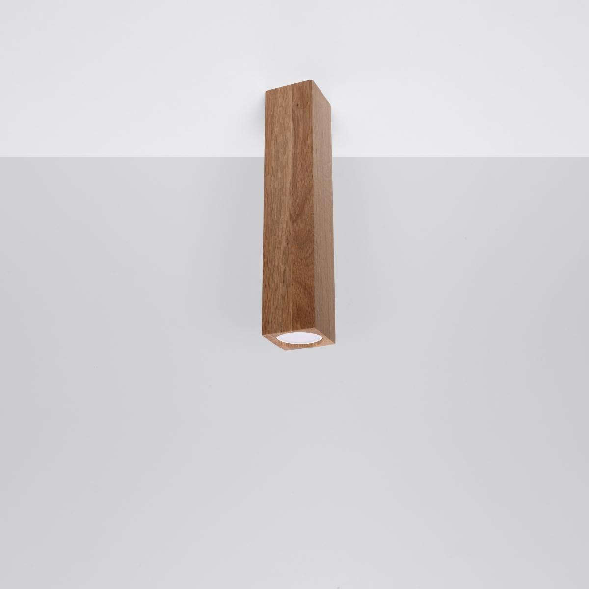 Sollux Lámpara de techo KEKE 30 roble 