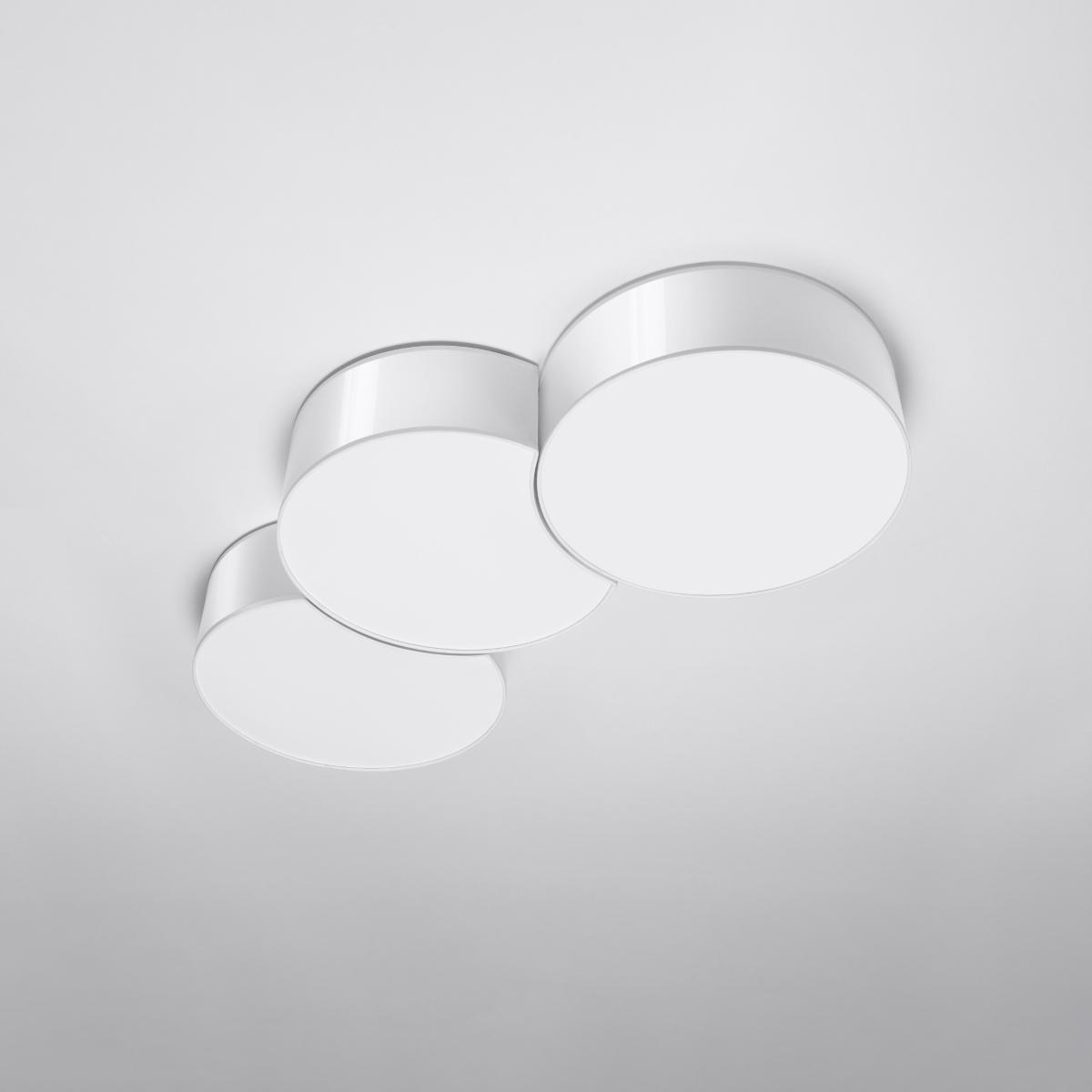 Sollux Plafón CIRCLE 3A blanco 
