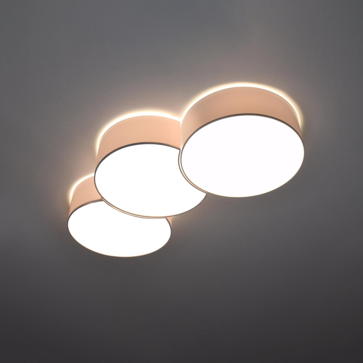 Sollux Plafón CIRCLE 3A blanco 